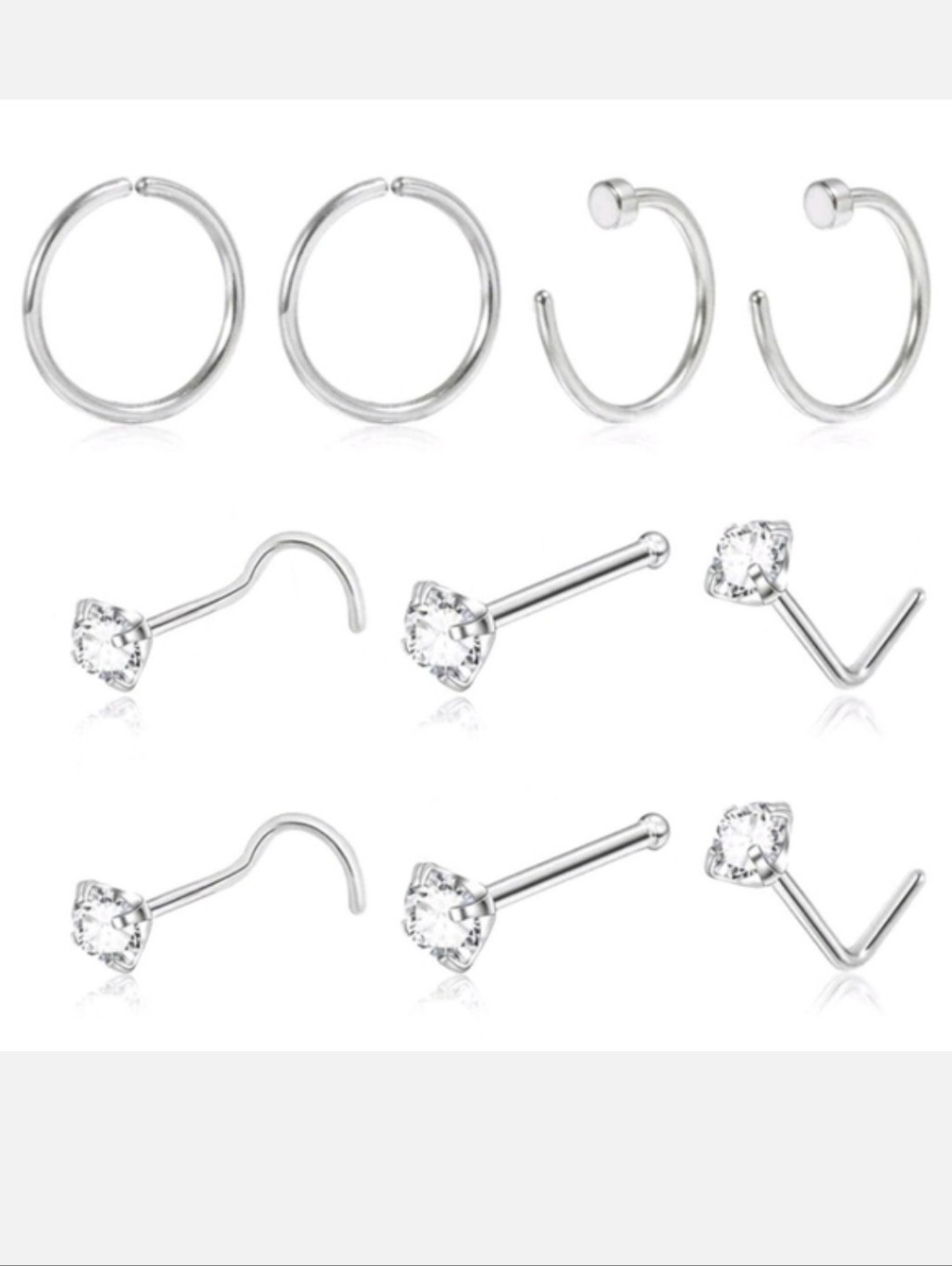 10 Nose Rings